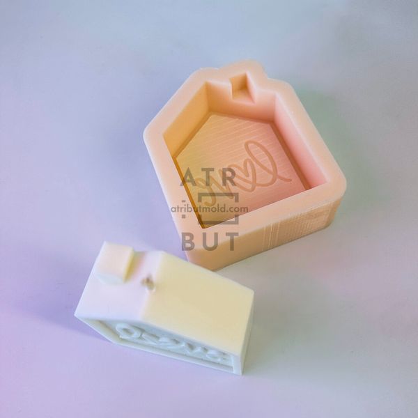 Silicone mold house Love