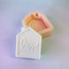 Silicone mold house Love