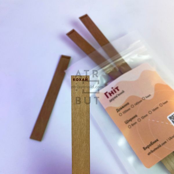 Wooden wick Kohai. Size to choose, 140 mm, 16 mm