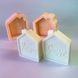 A set of silicone molds Home and Love houses