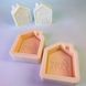 A set of silicone molds Home and Love houses