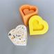 Silicone mold Heart with formwork, Yes