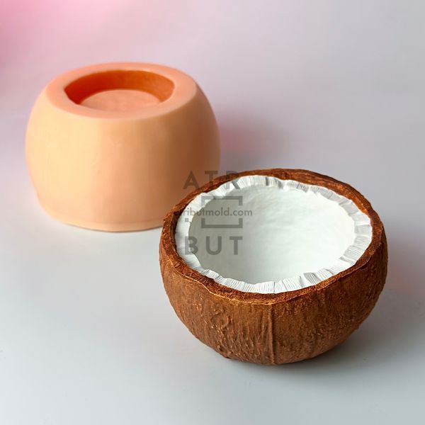 Silicone mold Coconut pot 100 grams
