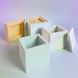 Silicone mold Cube 9.5x9.5 cm with formwork, No