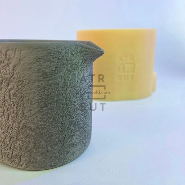 Silicone mold Massage candle with texture, No