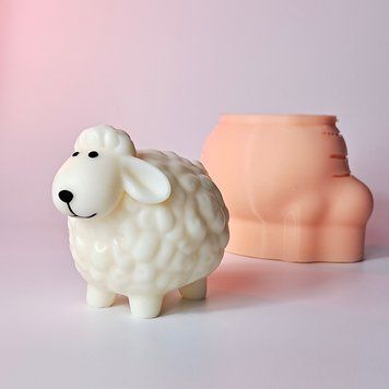Silicone mold Sheep on legs