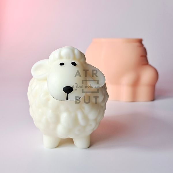 Silicone mold Sheep on legs