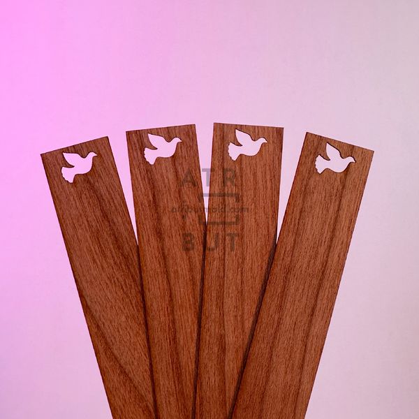 Wooden wick Bird. Size to choose, 100 mm, 12 mm