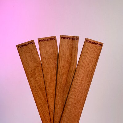 Wooden wick Rozkvitai. Size to choose, 140 mm, 16 mm