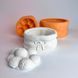 Silicone mold Bag of tangerines vessel