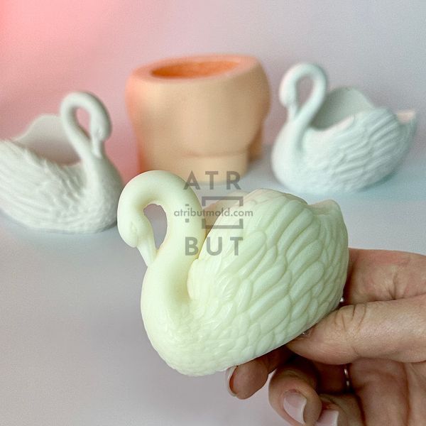 Silicone mold Swan