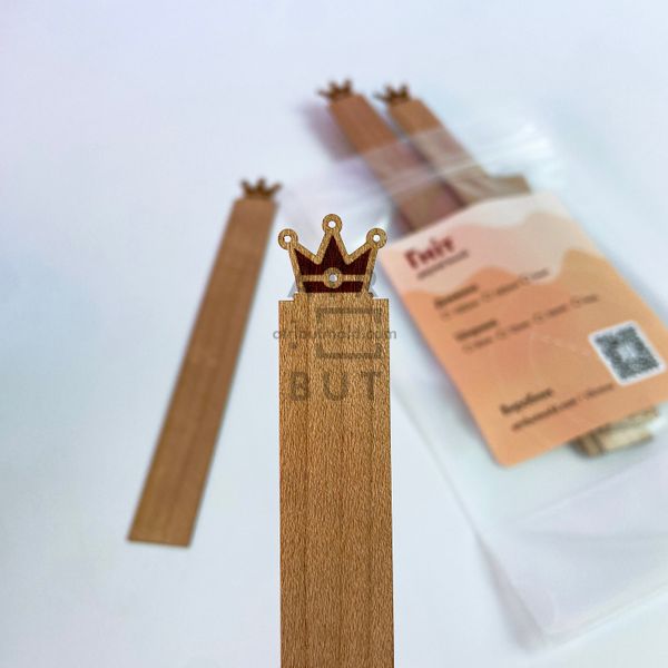 Wooden wick Crown. Size to choose, 140 mm, 16 mm