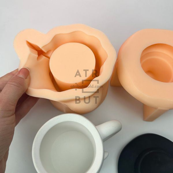 Silicone mold for a Ghost pot cup, No