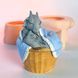 Silicone mold Goat with a baby planter