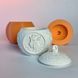Silicone mold Christmas ball with Goat vessel