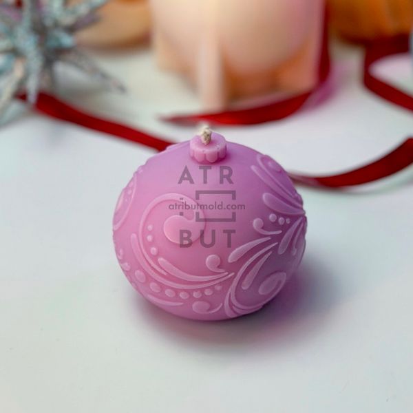 Silicone mold Christmas ball Patterns